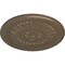 Ekena Millwork Temple Ceiling Medallion (Fits Canopies up to 9 1/4"), Hand-Painted Warm Silver, 24"OD x 1 5/8"P CM24TEWSS - alternate 4